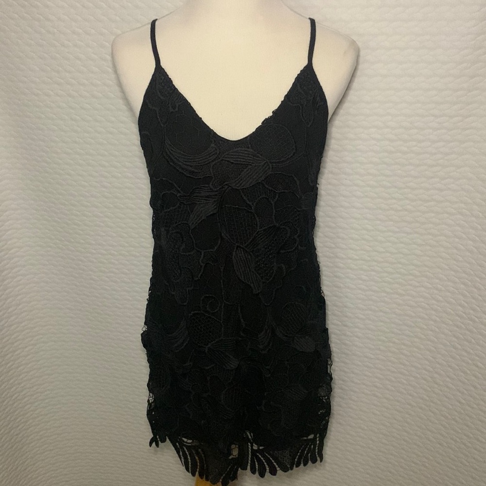 Express Black Lace Dress